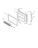 Freezer door parts