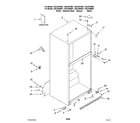 Kenmore 10667982801 cabinet parts diagram