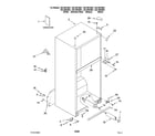 Kenmore 10678923801 cabinet parts diagram