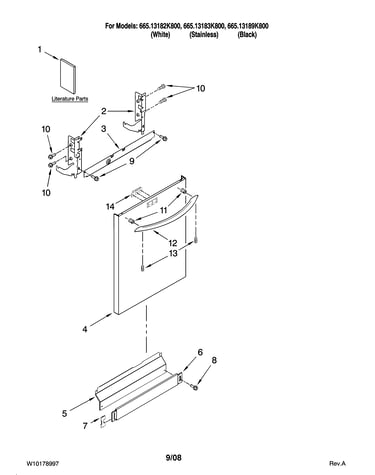 Door and panel parts
