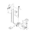 Kenmore Elite 66513182K800 fill, drain and overfill parts diagram