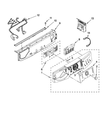 Control panel parts