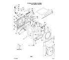 Kenmore Elite 11047788800 top and cabinet parts diagram