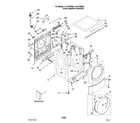 Kenmore Elite 11047797800 top and cabinet parts diagram