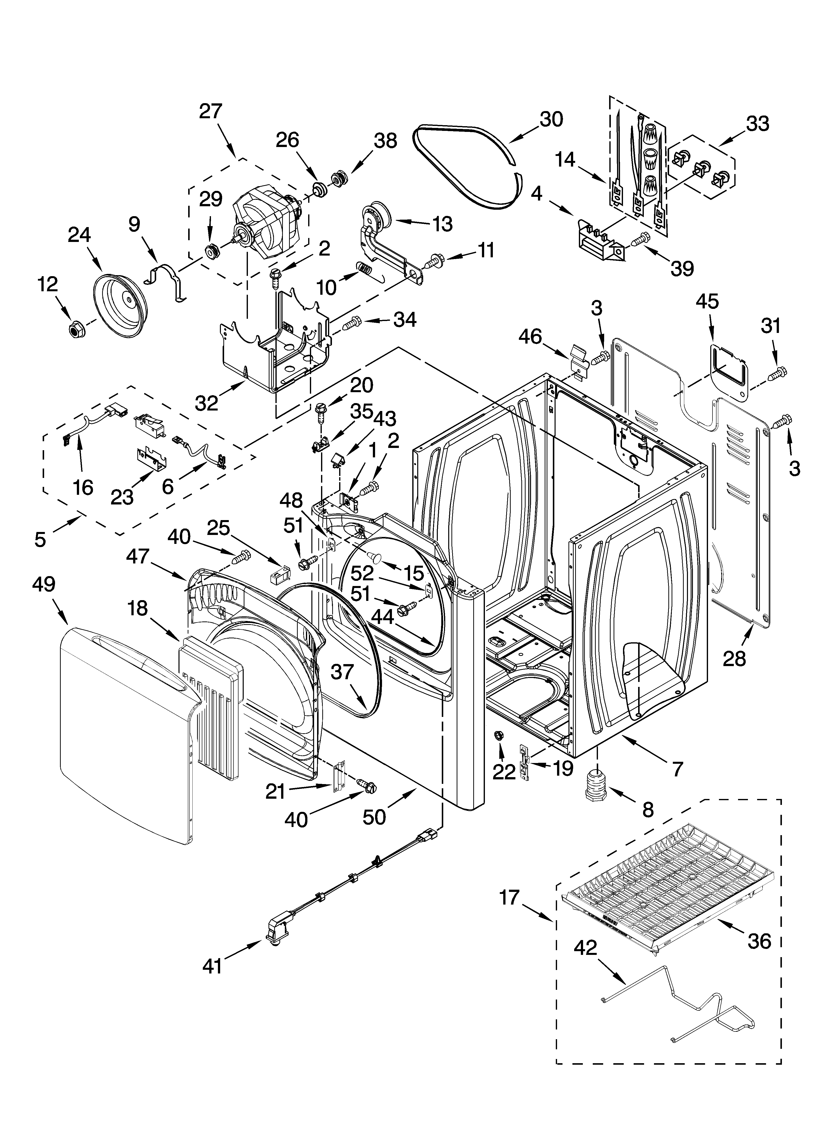 Cabinet parts