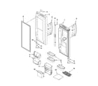 Kenmore Elite 59677602801 refrigerator door parts diagram