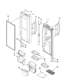 Refrigerator door parts