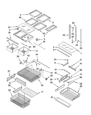 Shelf parts