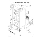 Kenmore Elite 59678582801 cabinet parts diagram