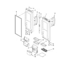Kenmore Elite 59678589801 refrigerator door parts diagram