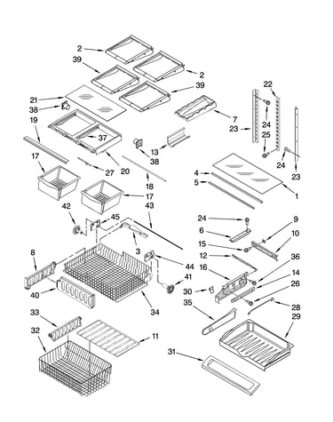 Shelf parts