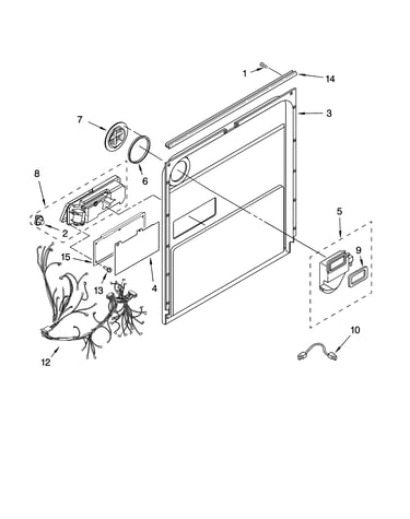 Door and latch parts