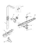 Upper wash and rinse parts