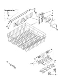 Upper rack and track parts