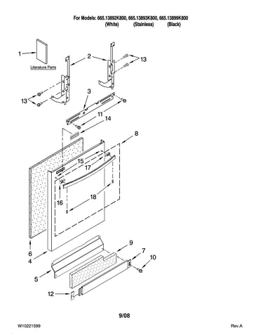 Door and panel parts