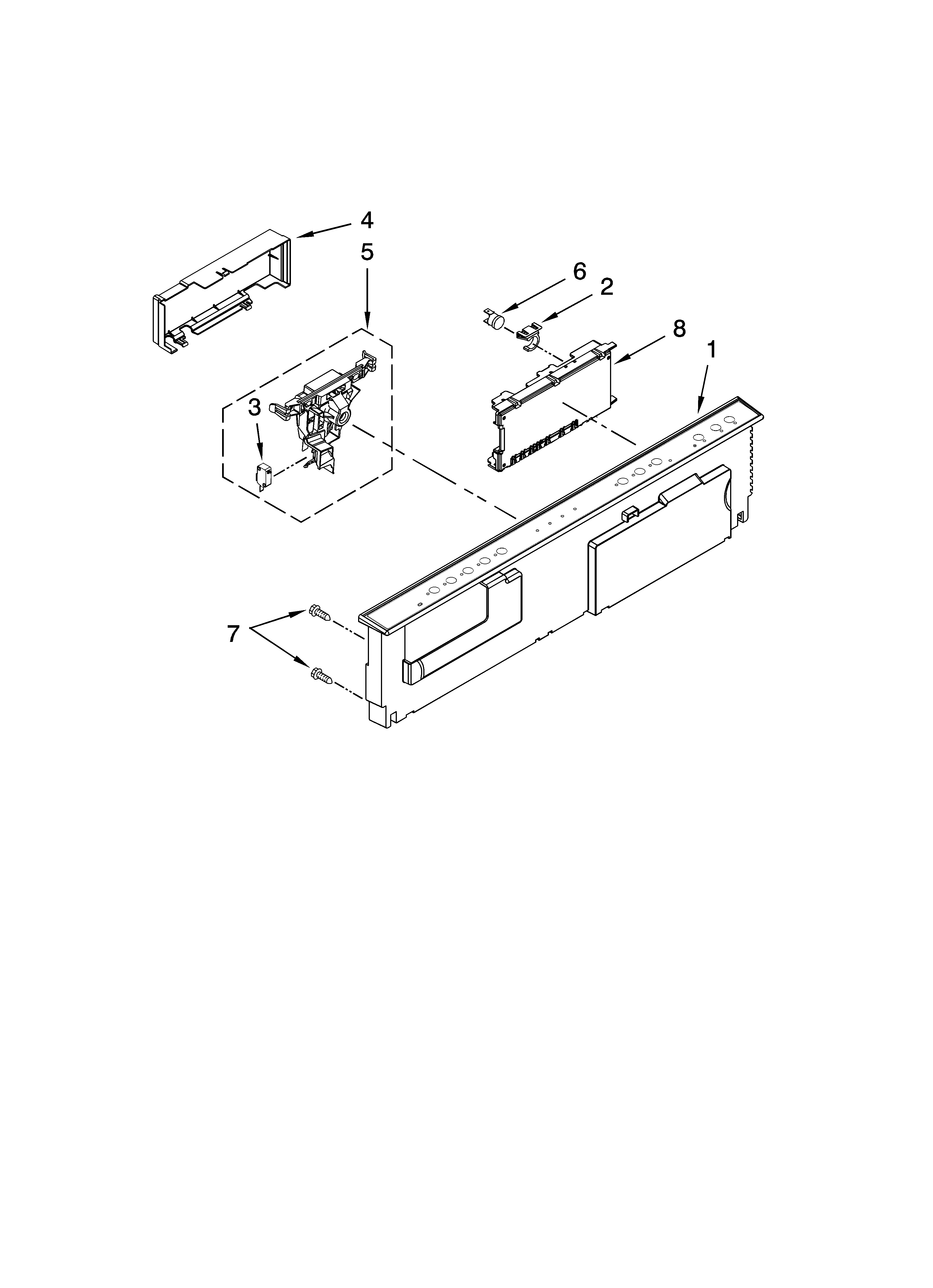 Control panel parts