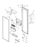 Refrigerator door parts