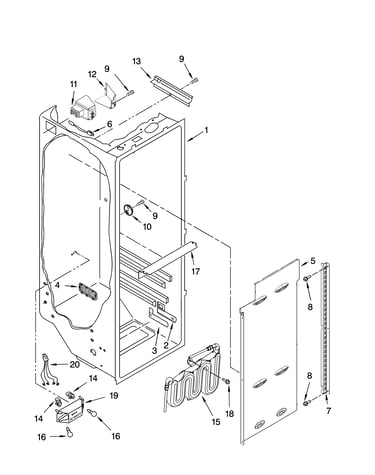 Refrigerator liner parts