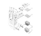 Kenmore Elite 10659973800 freezer liner parts diagram