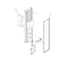 Kenmore Elite 10659973800 freezer door parts diagram