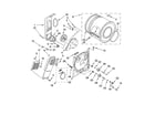 Kenmore 11069422800 bulkhead parts, optional parts (not included) diagram
