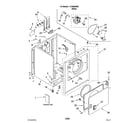 Kenmore 11069652800 cabinet parts diagram