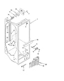 Refrigerator liner parts