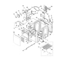 Kenmore Elite 11068072801 cabinet parts diagram