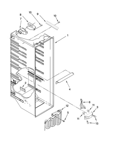 Refrigerator liner parts