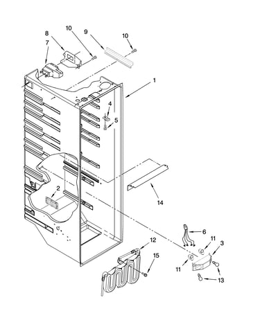 Refrigerator liner parts