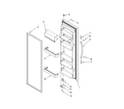 Kenmore 10659919701 refrigerator door parts diagram