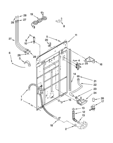 Rear panel parts
