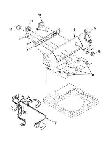 Control panel parts