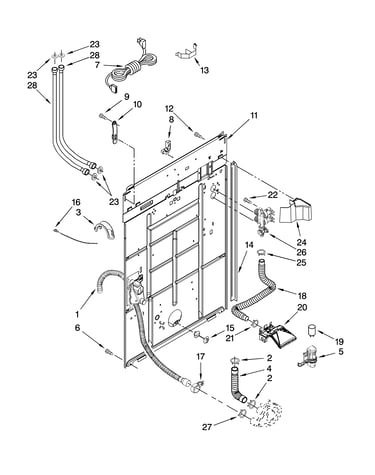Rear panel parts