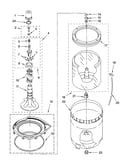 Agitator, basket and tub parts