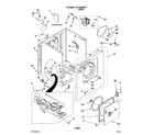 Kenmore 11079432800 cabinet parts diagram