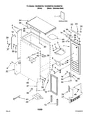 Cabinet liner and door parts