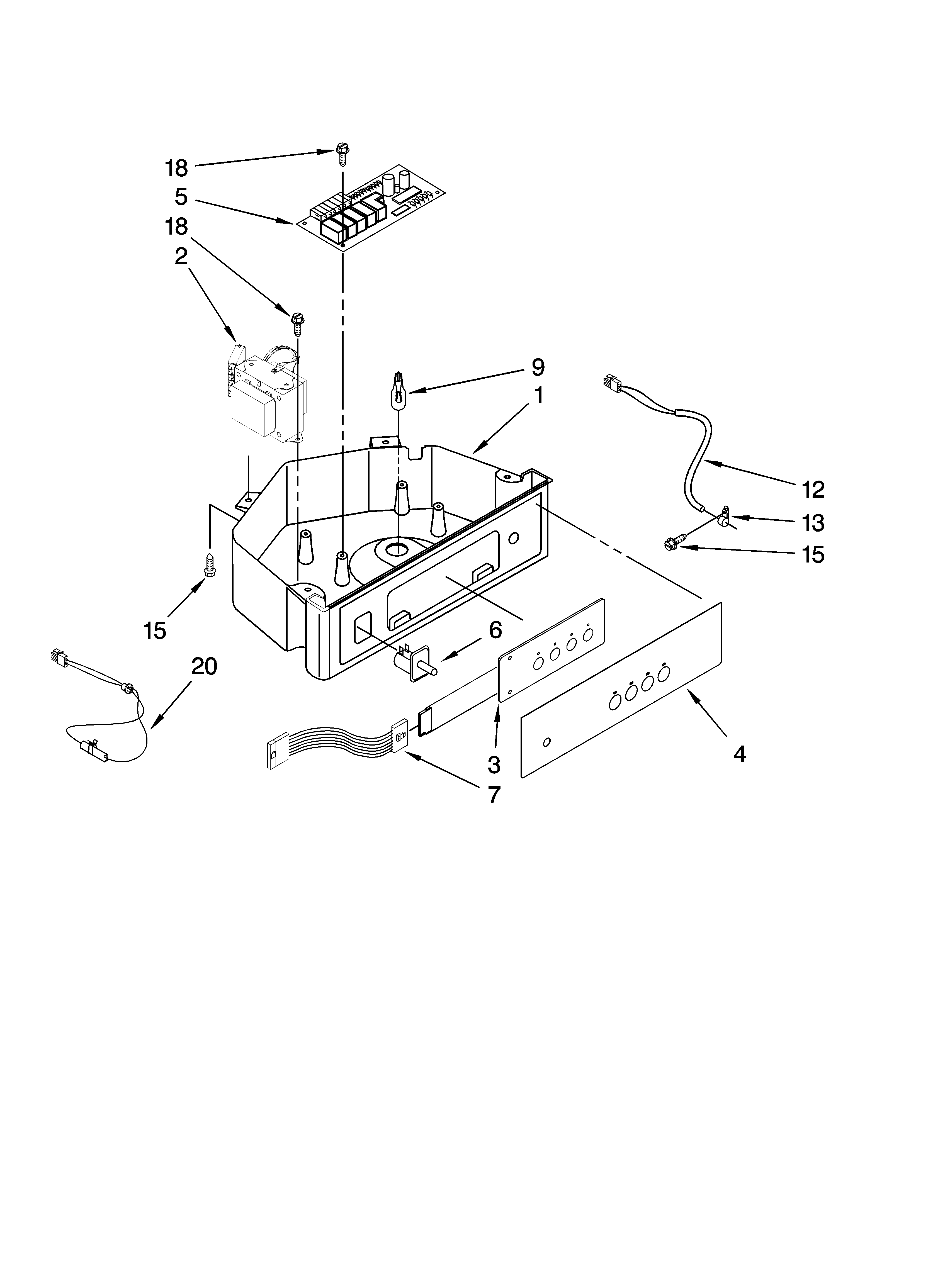 Control panel parts