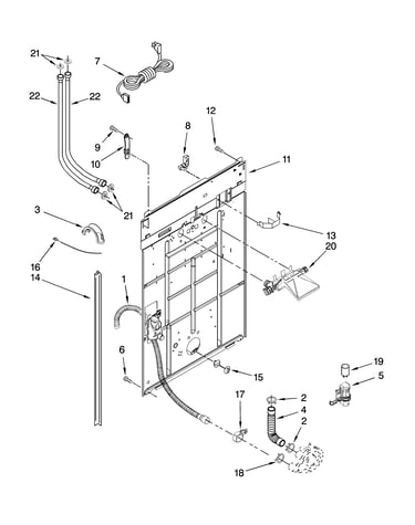 Rear panel parts