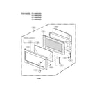 Kenmore Elite 72180832500 door diagram