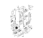 Kenmore Elite 79577243602 case diagram