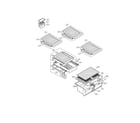 Kenmore Elite 79577243602 refrigerator parts diagram