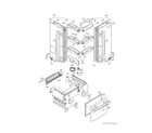 Kenmore Elite 79577552600 doors diagram