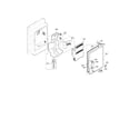 Kenmore Elite 79577569600 ice maker diagram