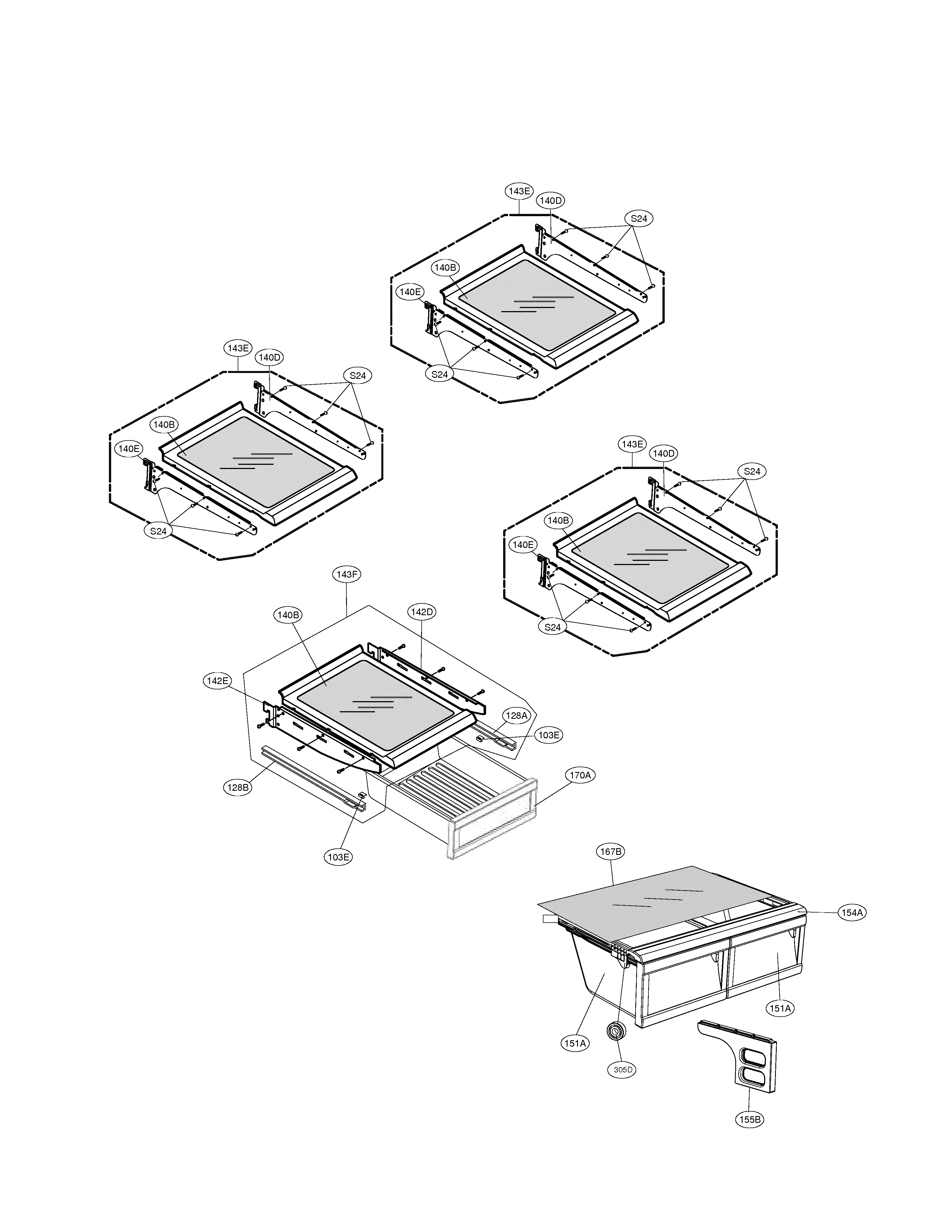 Refrigerator parts