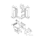 Kenmore Elite 79578516800 doors diagram