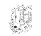 Kenmore Elite 79578559800 case diagram