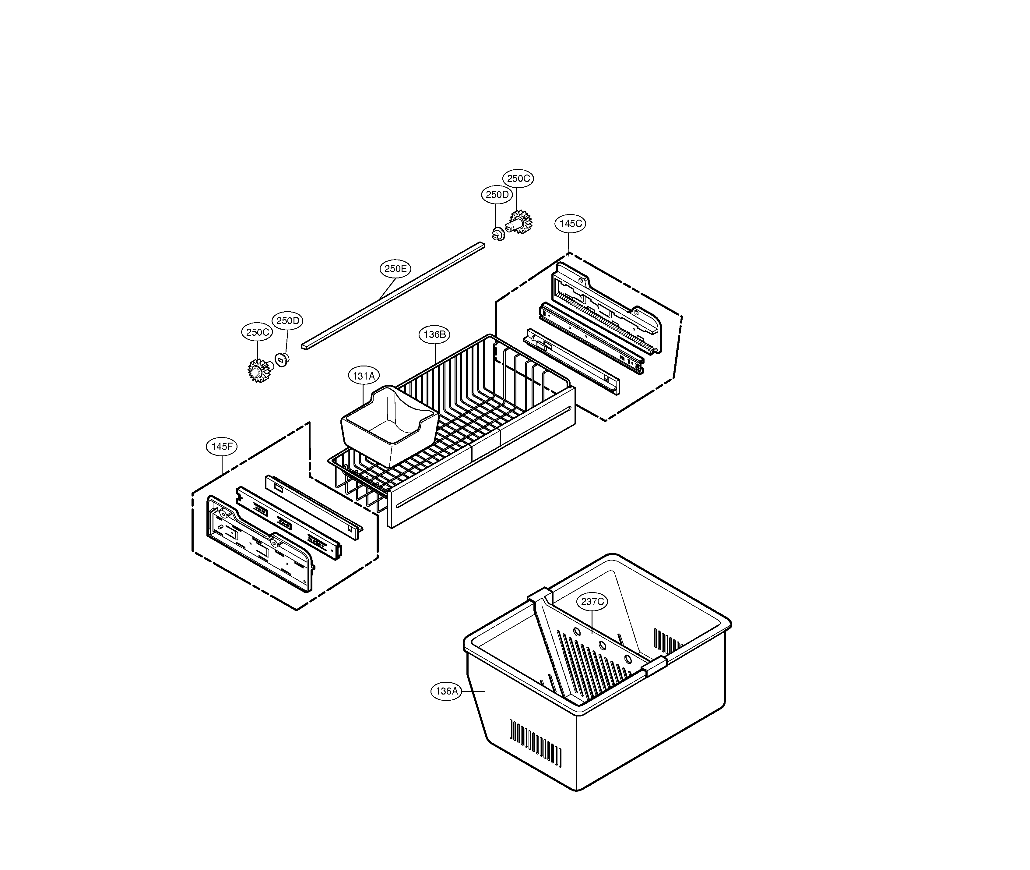 Freezer parts