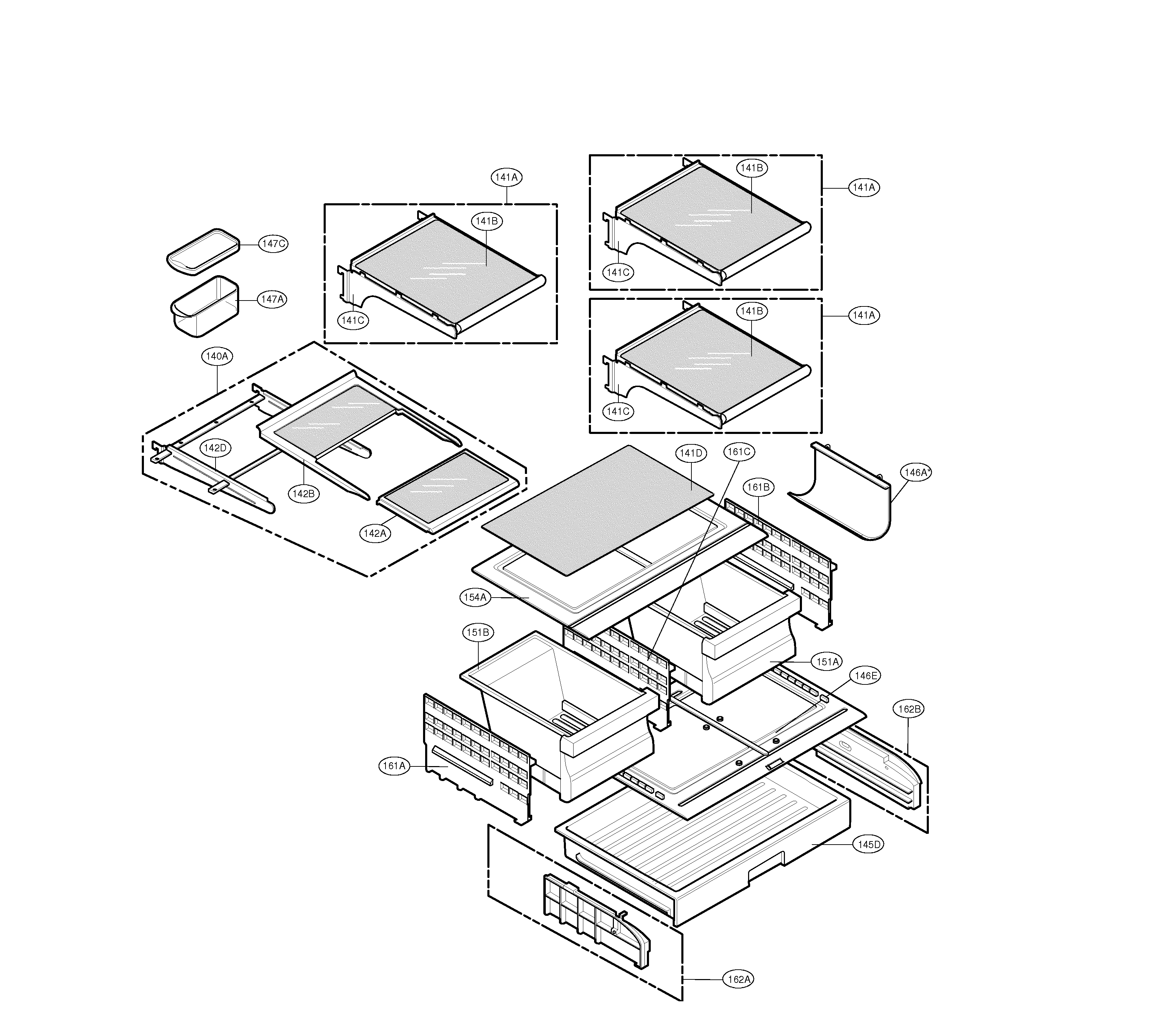 Refrigerator parts
