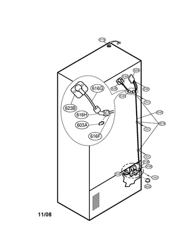 Valve & water tube